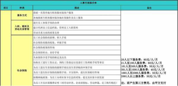 人力咨询方案报价单怎么写（人力资源服务报价方案）-图3