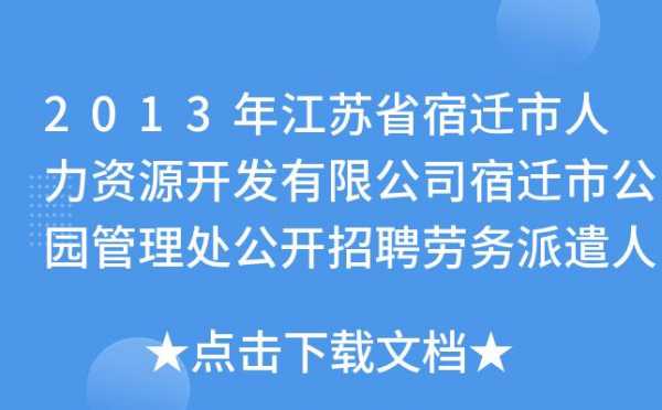 宿迁人力资源管理咨询公司（宿迁市人力资源开发有限公司是国企吗）-图2