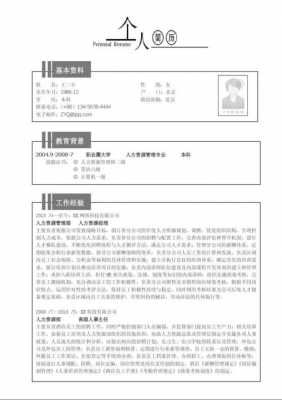 人力资源咨询公司简历模板（人力资源咨询公司是做什么的）