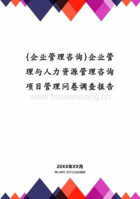 项目咨询人力资源管理（项目咨询人力资源管理有限公司）-图3