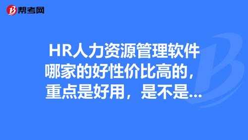 人力资源部咨询软件哪个好（人力资源相关咨询）