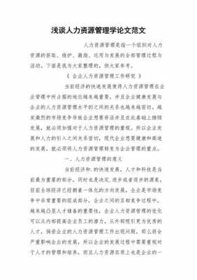 关于咨询公司人力资源论文（关于咨询公司人力资源论文范文）-图2