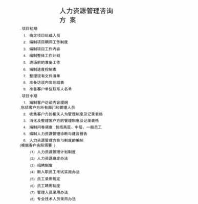 咨询方案人力名称（人力资源咨询服务方案）-图1