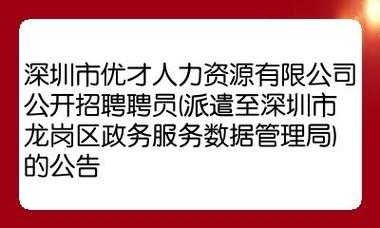 龙岗人力资源咨询招聘网（龙岗人力资源咨询招聘网站）