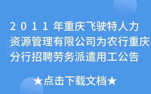 人力资源咨询重庆（重庆人力资源公司招聘）-图1