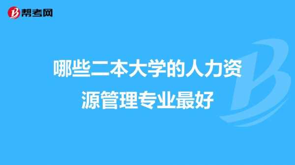 二本有可能去人力咨询吗（二本的人力资源学校有哪些）-图1