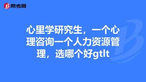 人力资源转型做心理咨询（人力资源心理方向）-图3