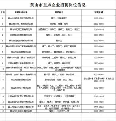 黄山人力资源咨询招聘电话（黄山人力资源网招聘信息）-图3